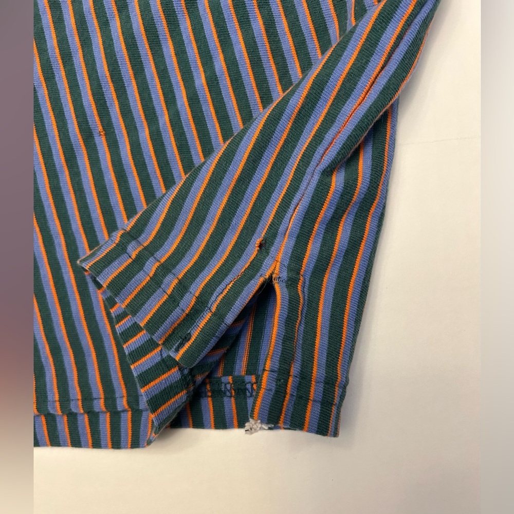 Guess Blue and White Striped Hoodie - Picture 5 of 13